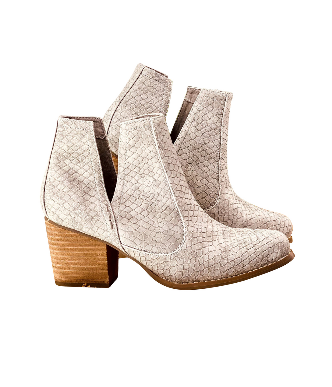 Tarim Bootie in Grey - Lavish Fix