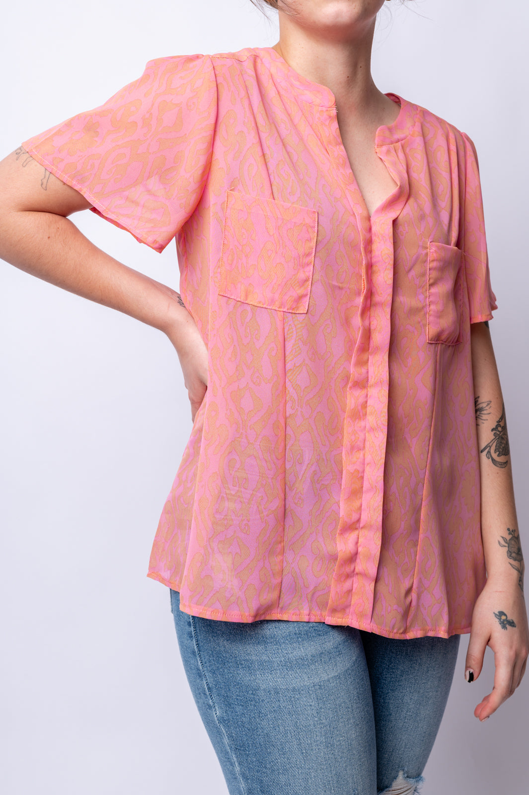 Let Me See You Do It Shawl Neckline Blouse- 6/25/2024 - Lavish Fix