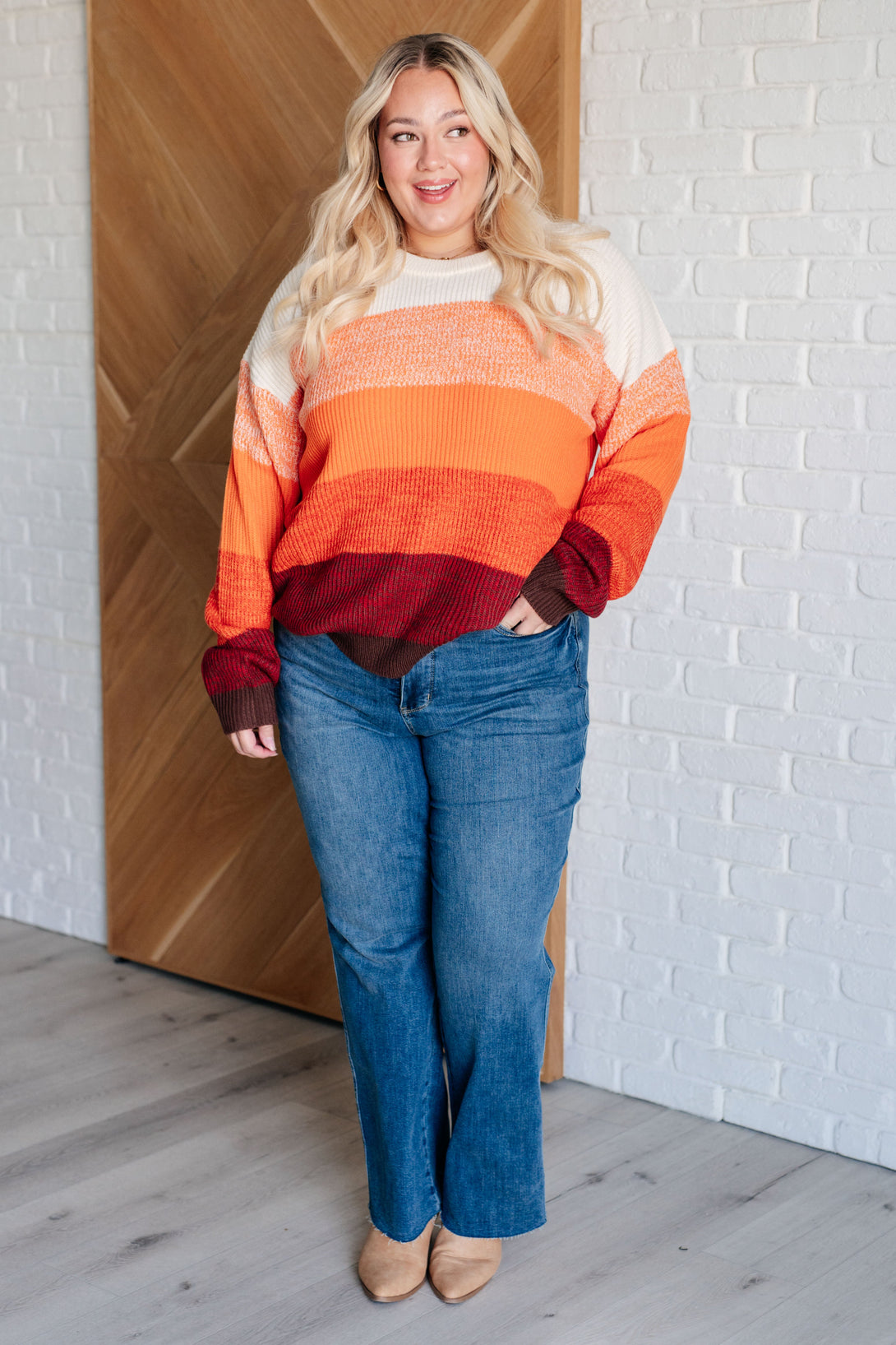 All Too Well Color Block Sweater - Lavish Fix