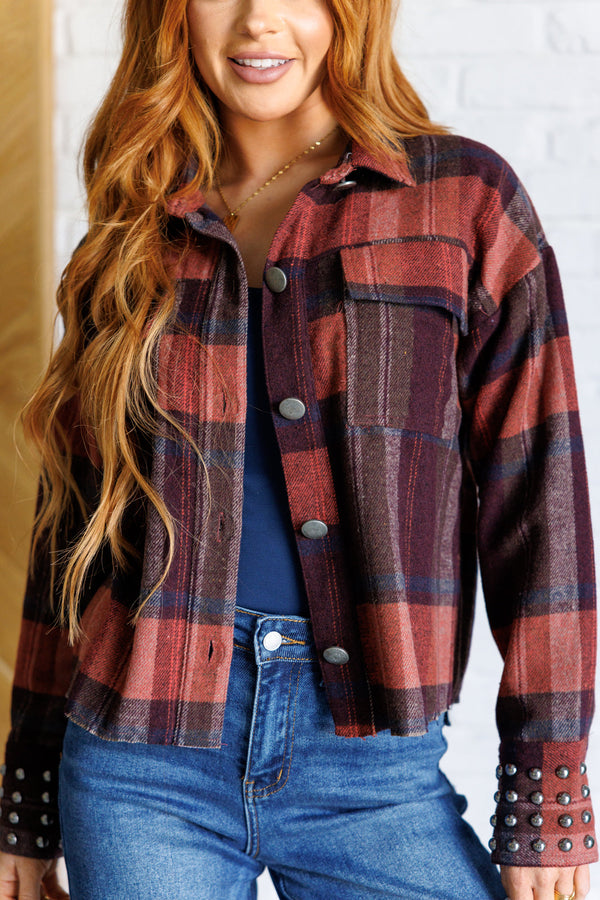 Already There Plaid Shacket - Lavish Fix