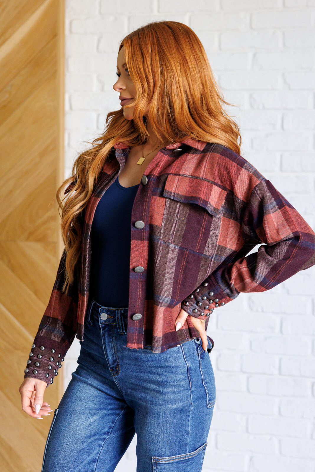 Already There Plaid Shacket - Lavish Fix