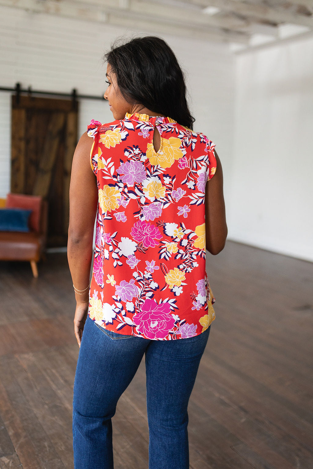 Among The Flowers Floral Top - Lavish Fix