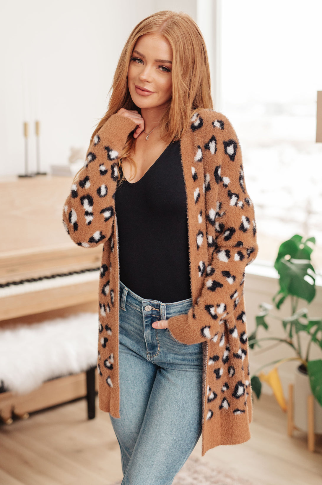 Animal Instinct Longline Cardigan - Lavish Fix