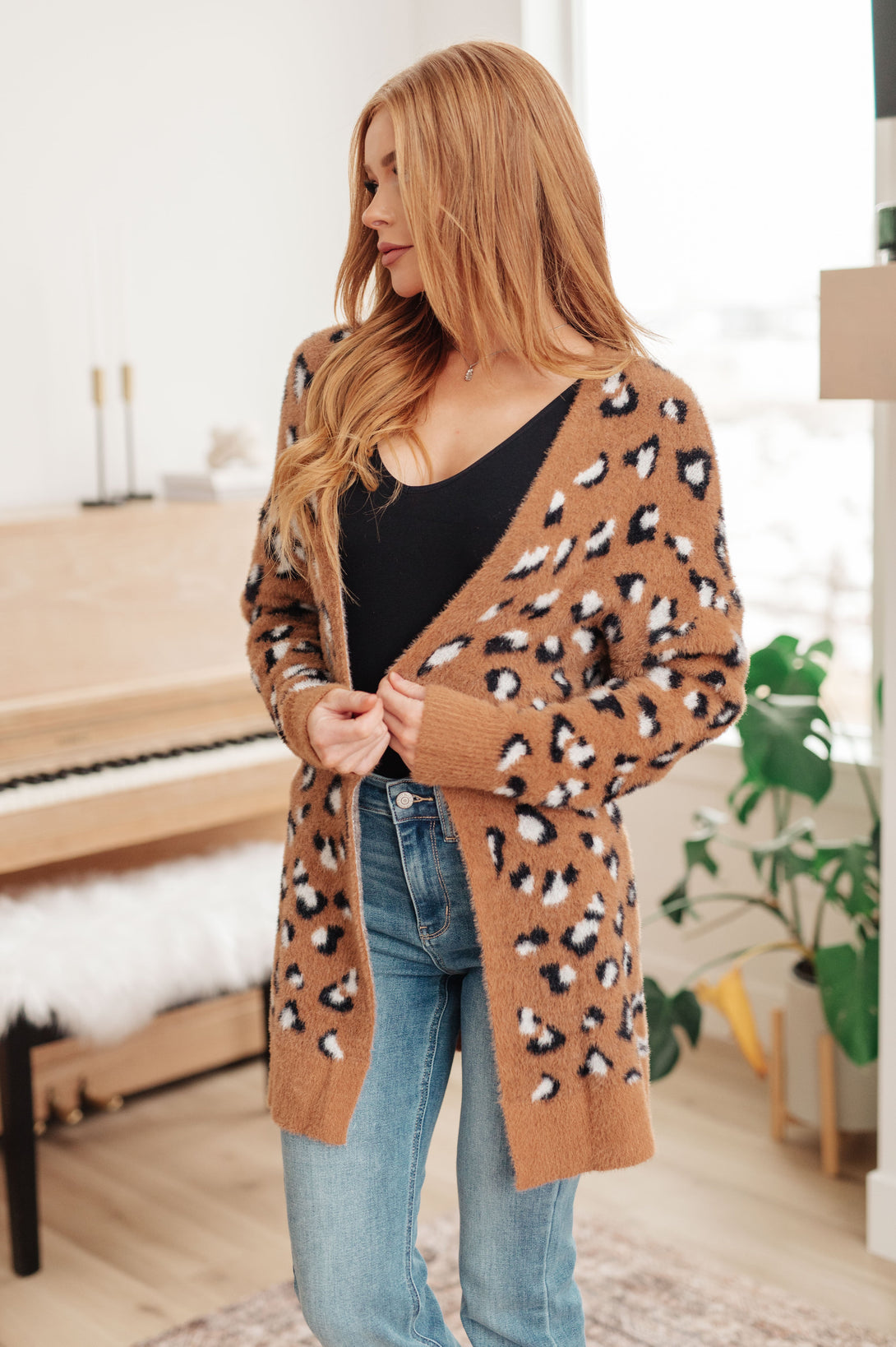 Animal Instinct Longline Cardigan - Lavish Fix