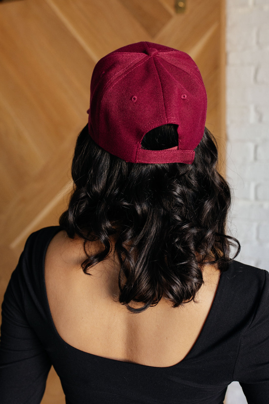 Basic Babe Ball Cap in Wine - Lavish Fix