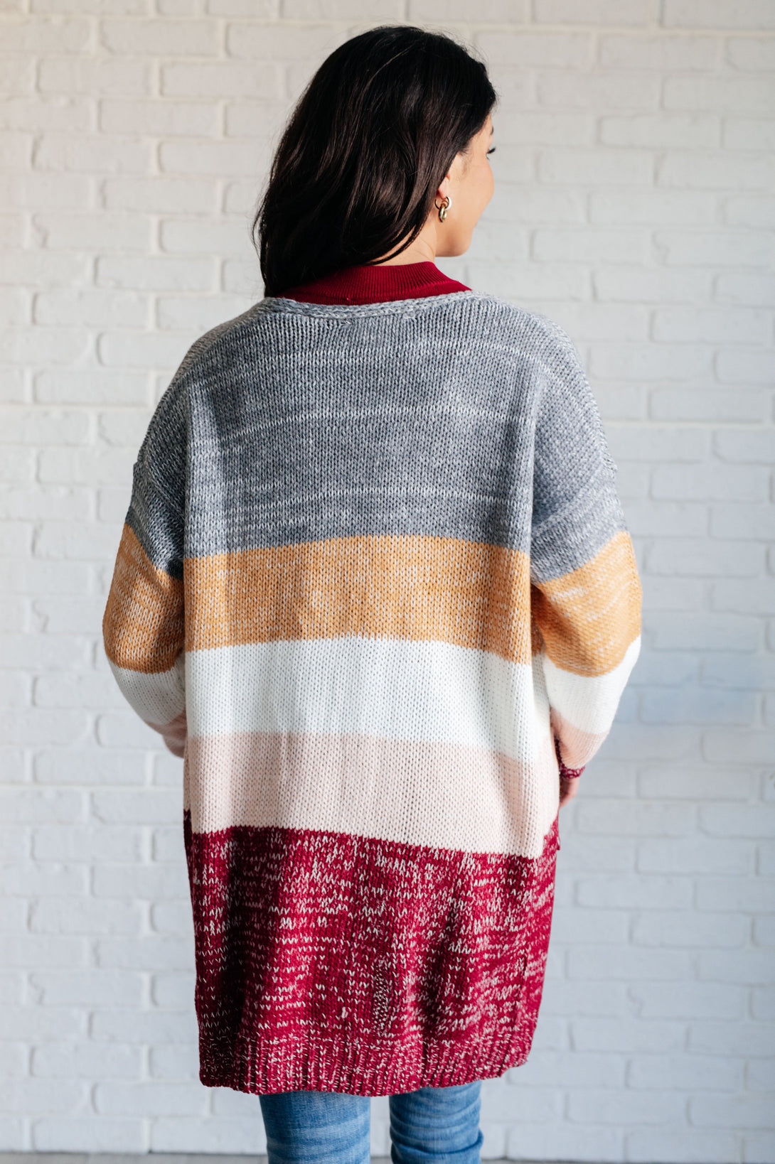 Bring the Warmth Color Block Cardigan - Lavish Fix