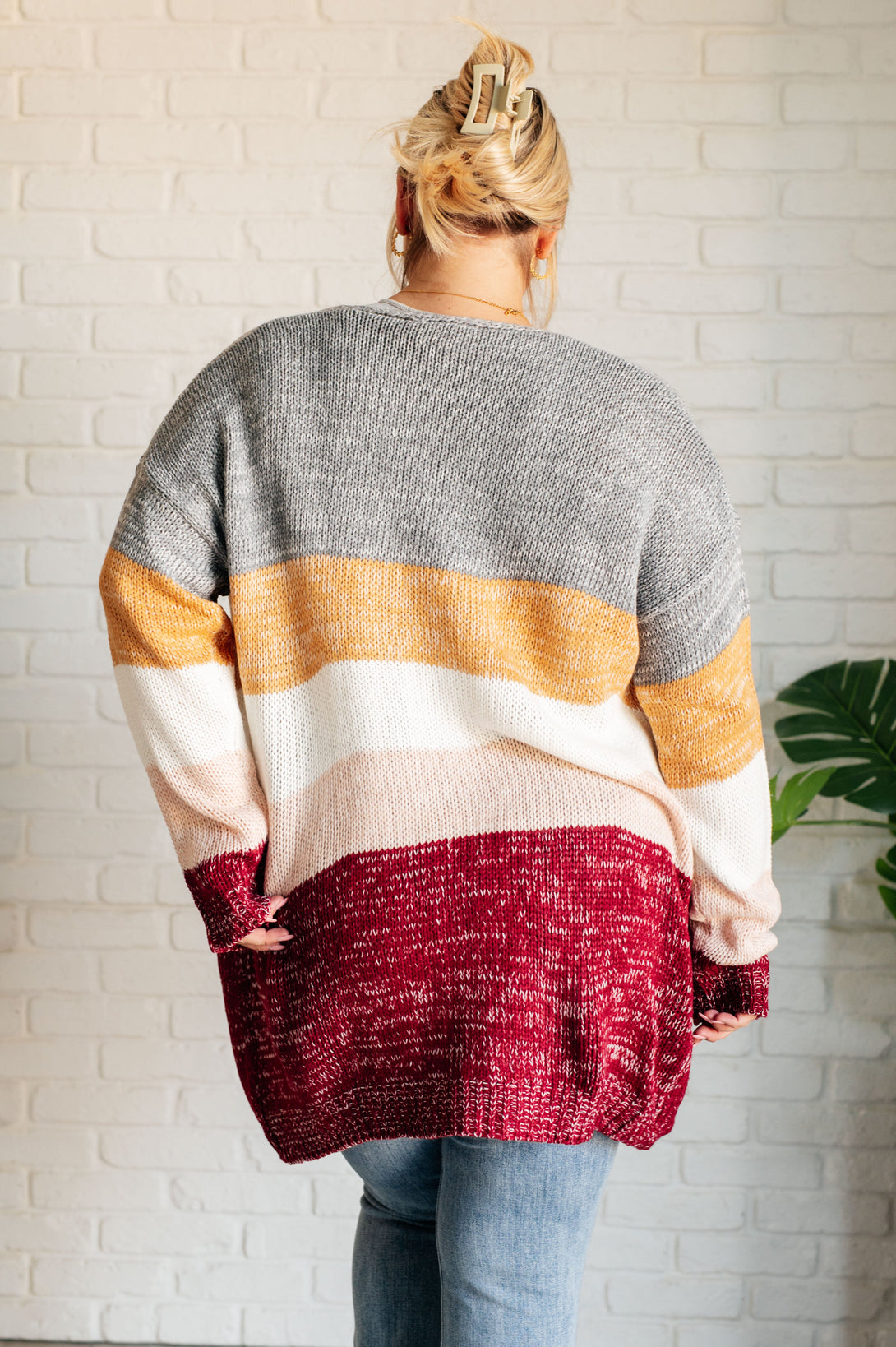 Bring the Warmth Color Block Cardigan - Lavish Fix