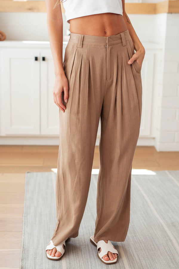 Business Meeting Wide Leg Pants - Lavish Fix