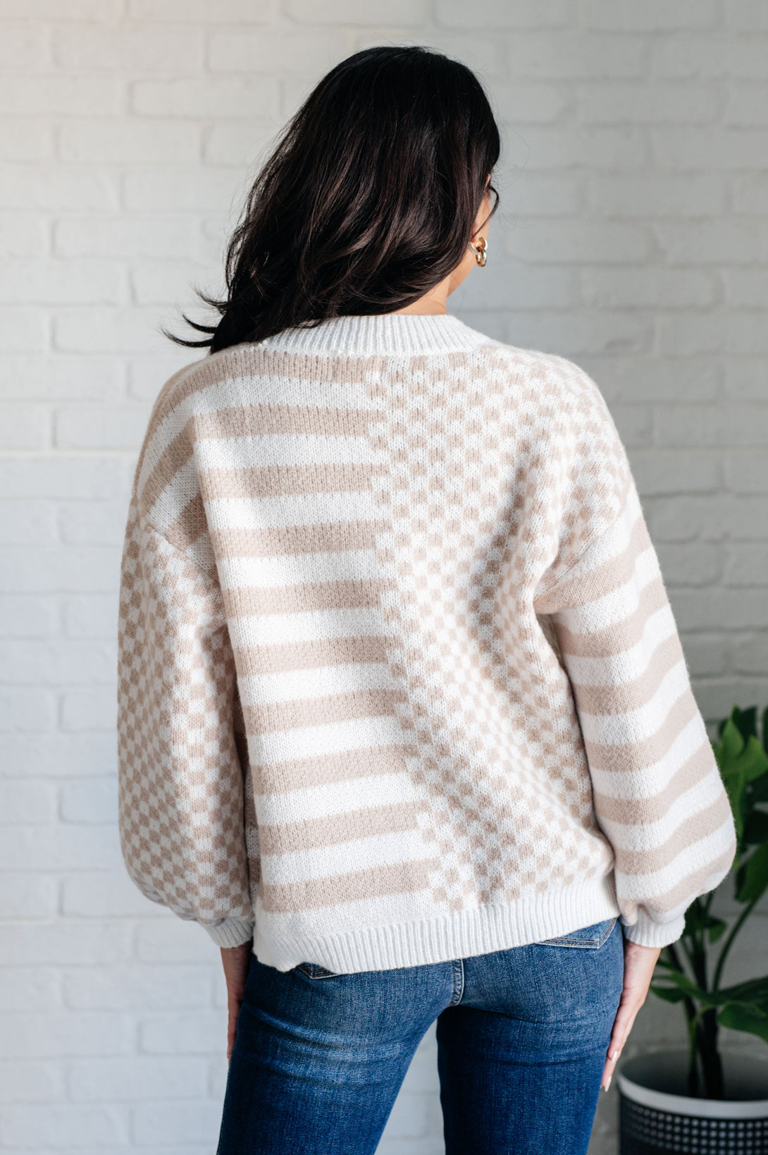 Check That Line Cardigan - Lavish Fix