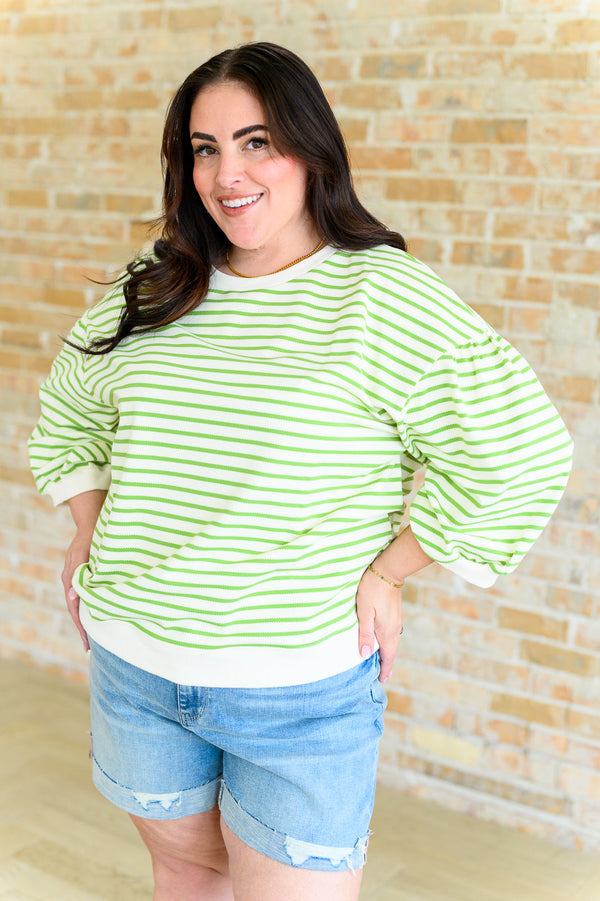 Enrichment Time Striped Top - Lavish Fix