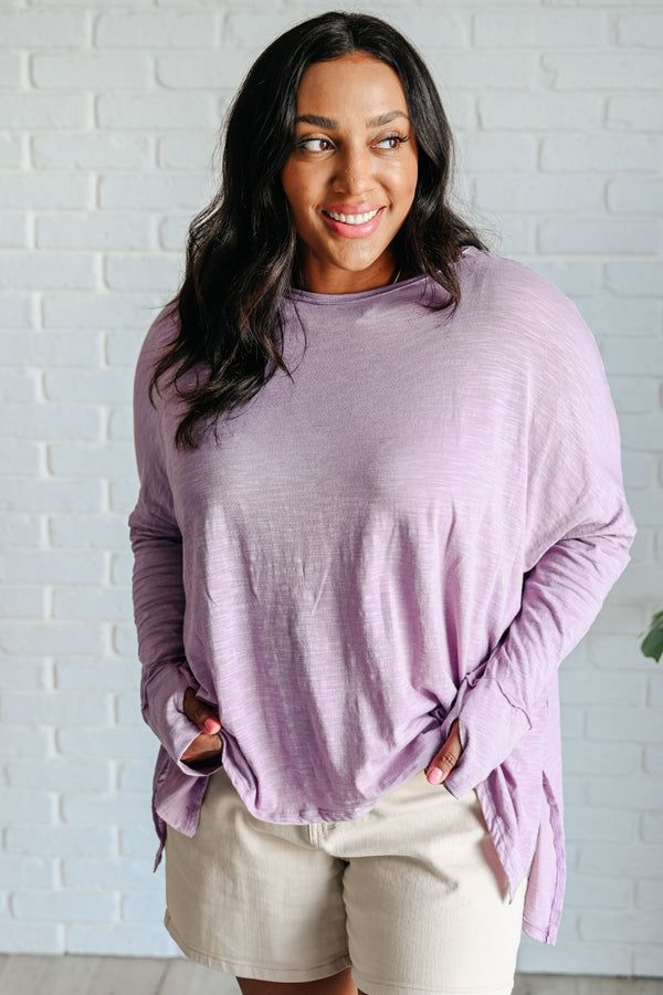 Face It Together Step Hem Pullover - Lavish Fix