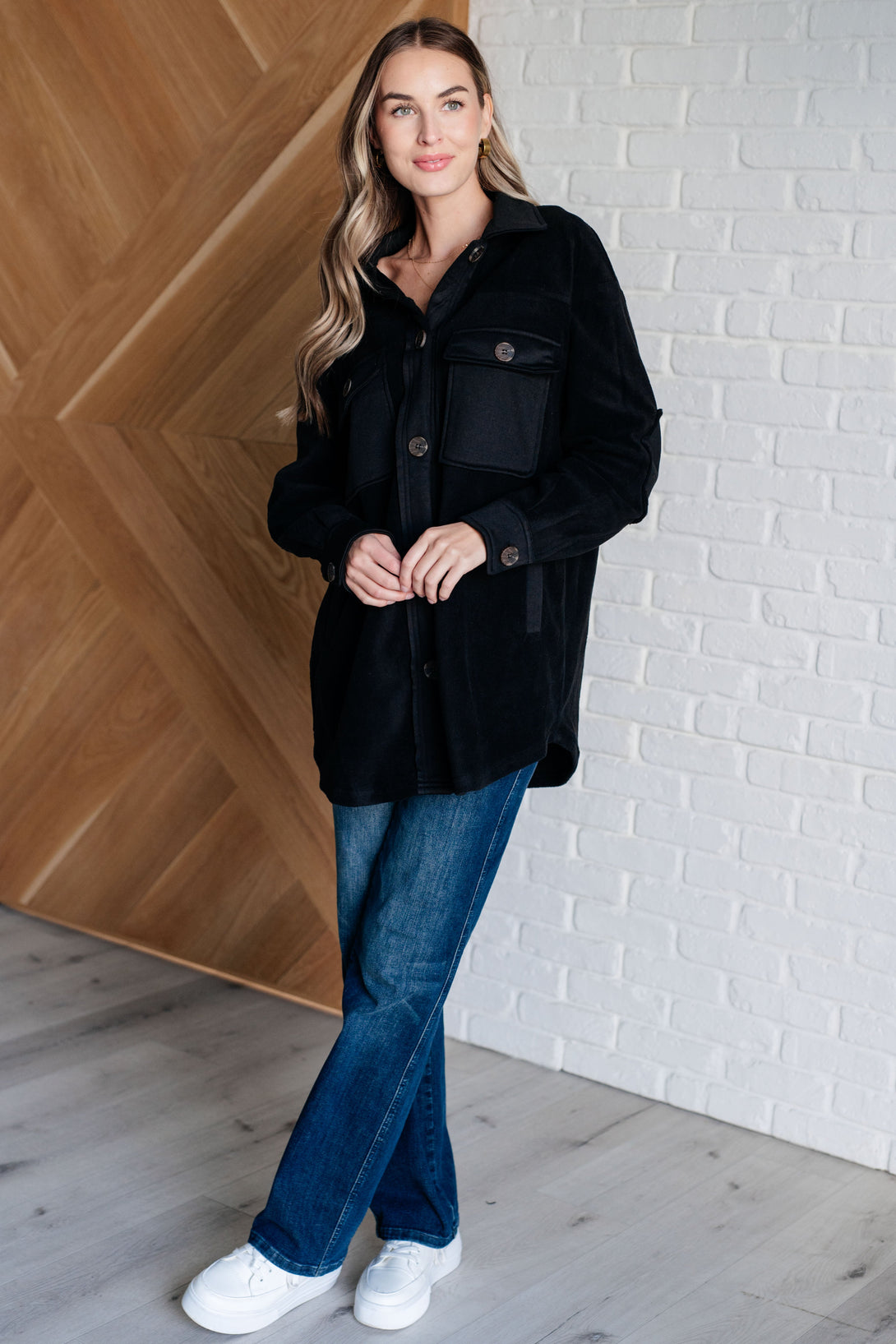 Fantastic in Fleece Jacket in Black - Lavish Fix