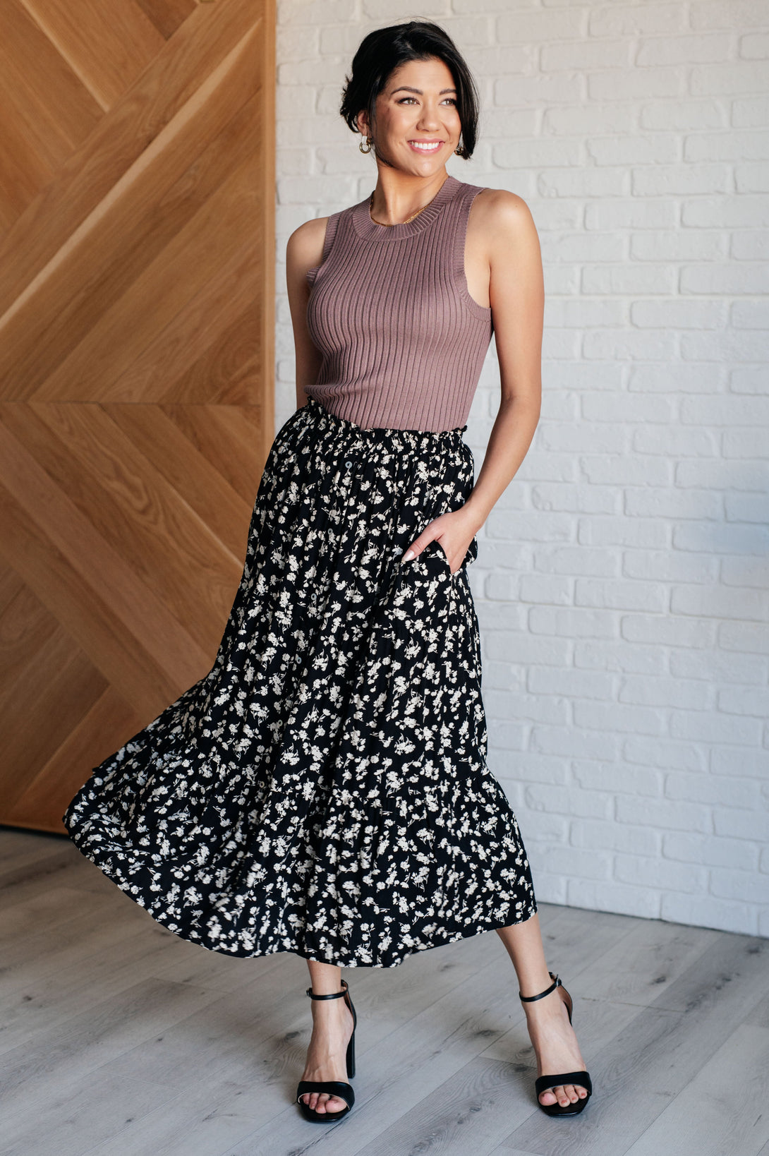 Fielding Flowers Floral Skirt - Lavish Fix