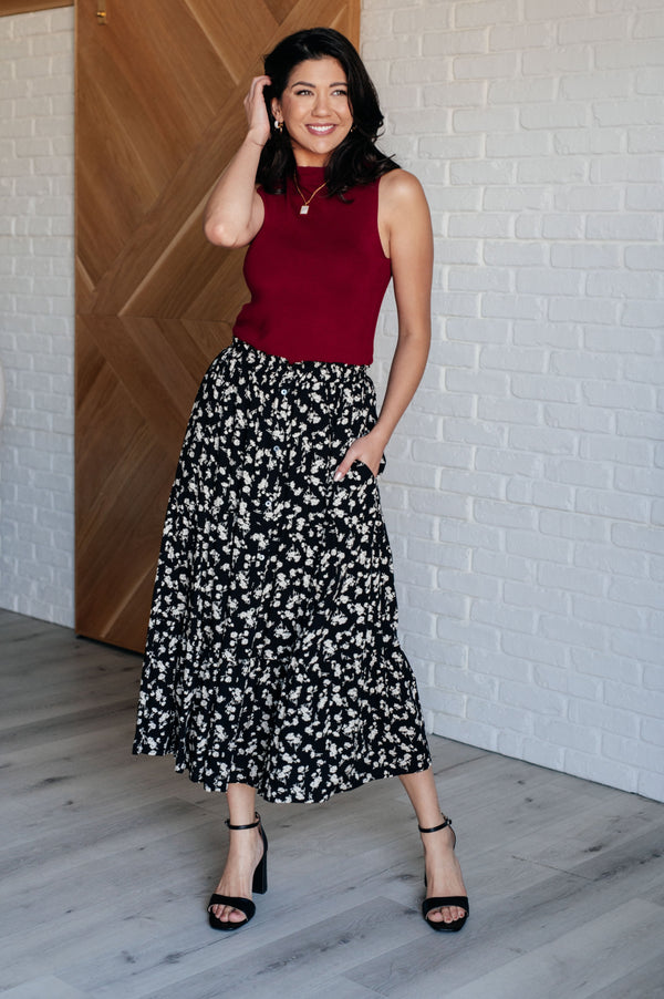 Fielding Flowers Floral Skirt - Lavish Fix