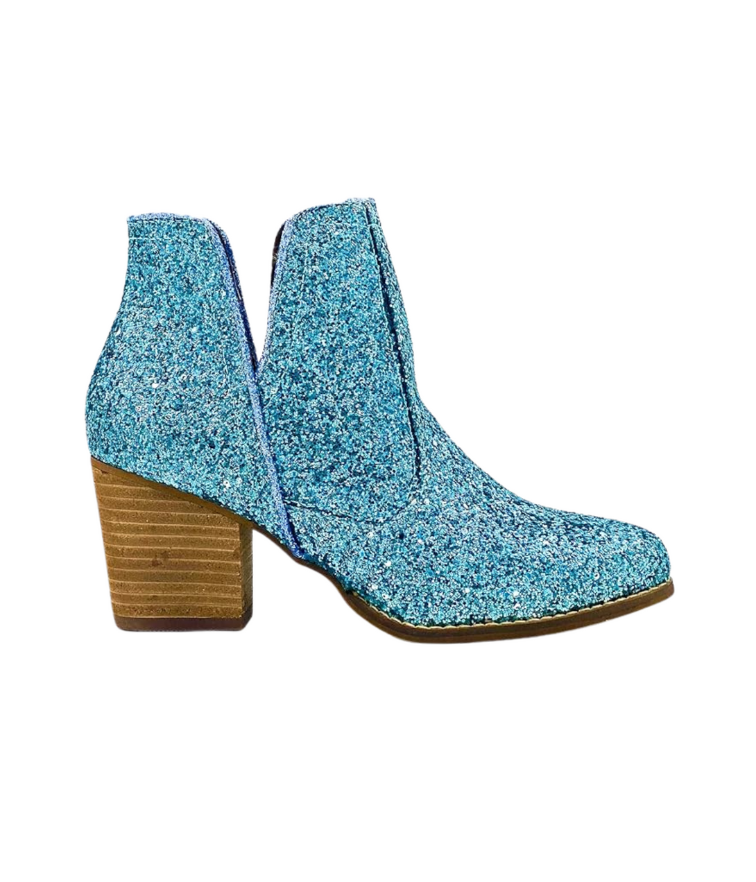 Fiera Booties in Blue - Lavish Fix