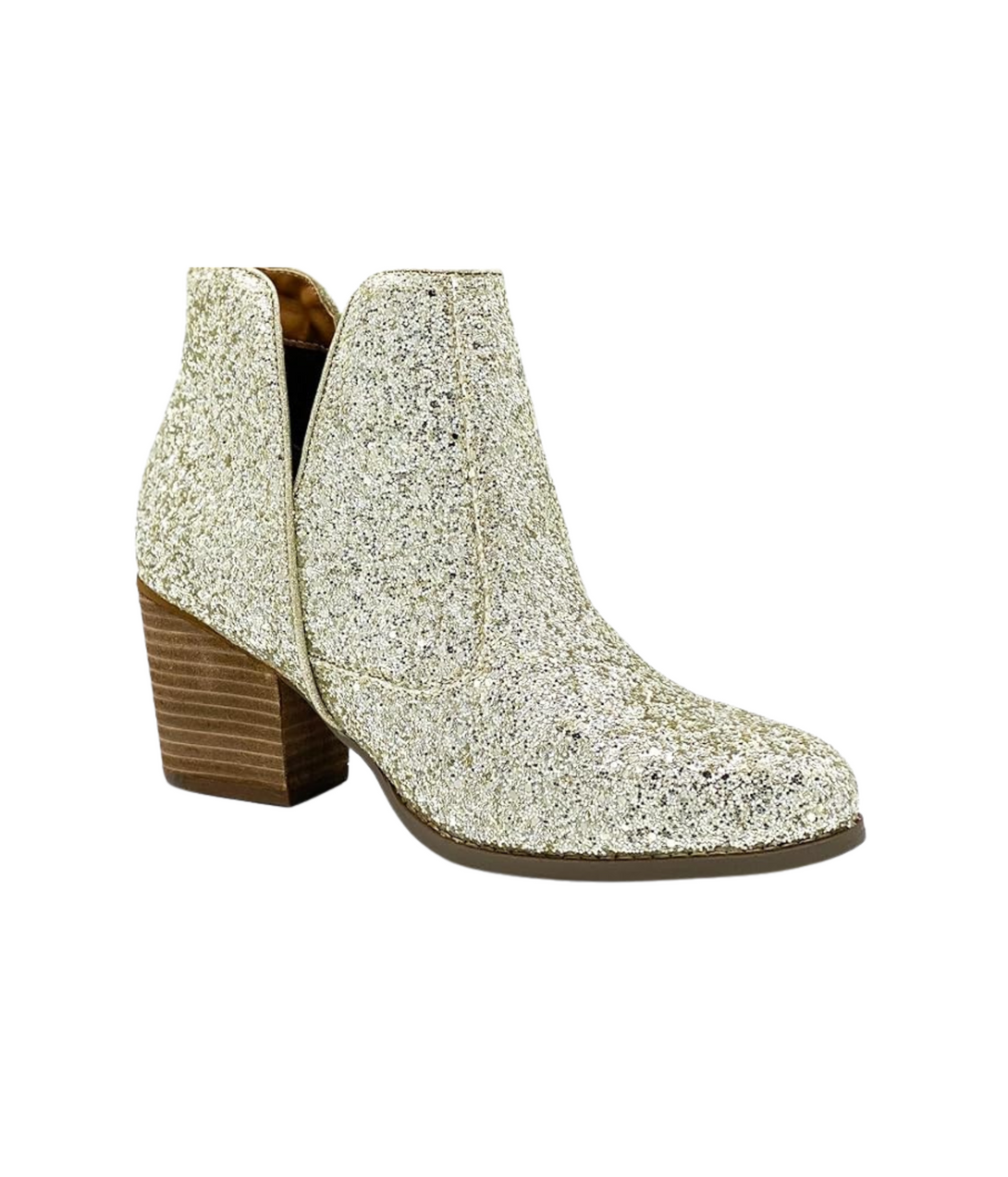 Fiera Booties in Gold - Lavish Fix