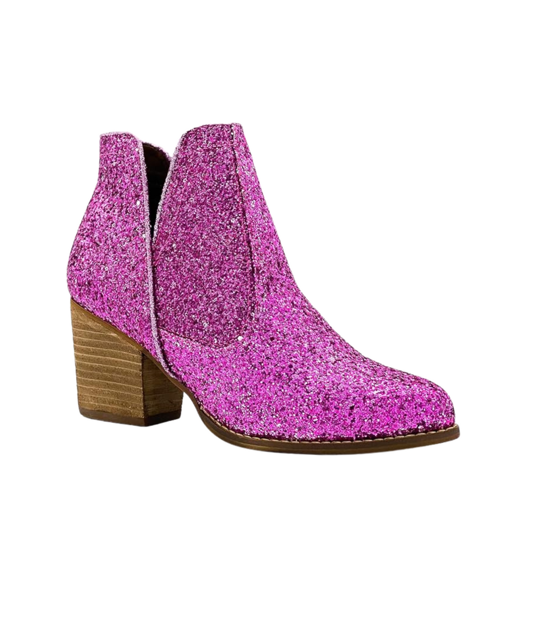 Fiera Booties in Pink - Lavish Fix