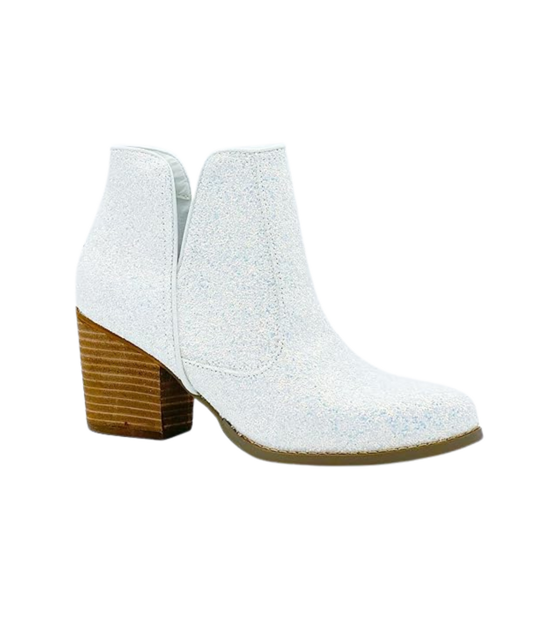 Fiera Booties in White - Lavish Fix