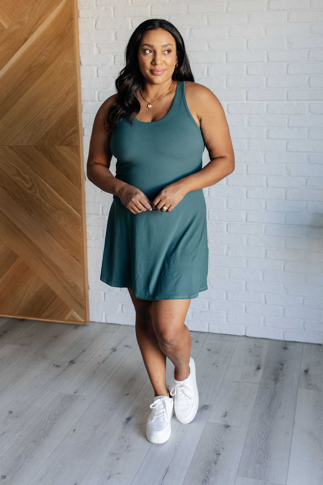 First Serve Dress in Everglade Green - Lavish Fix