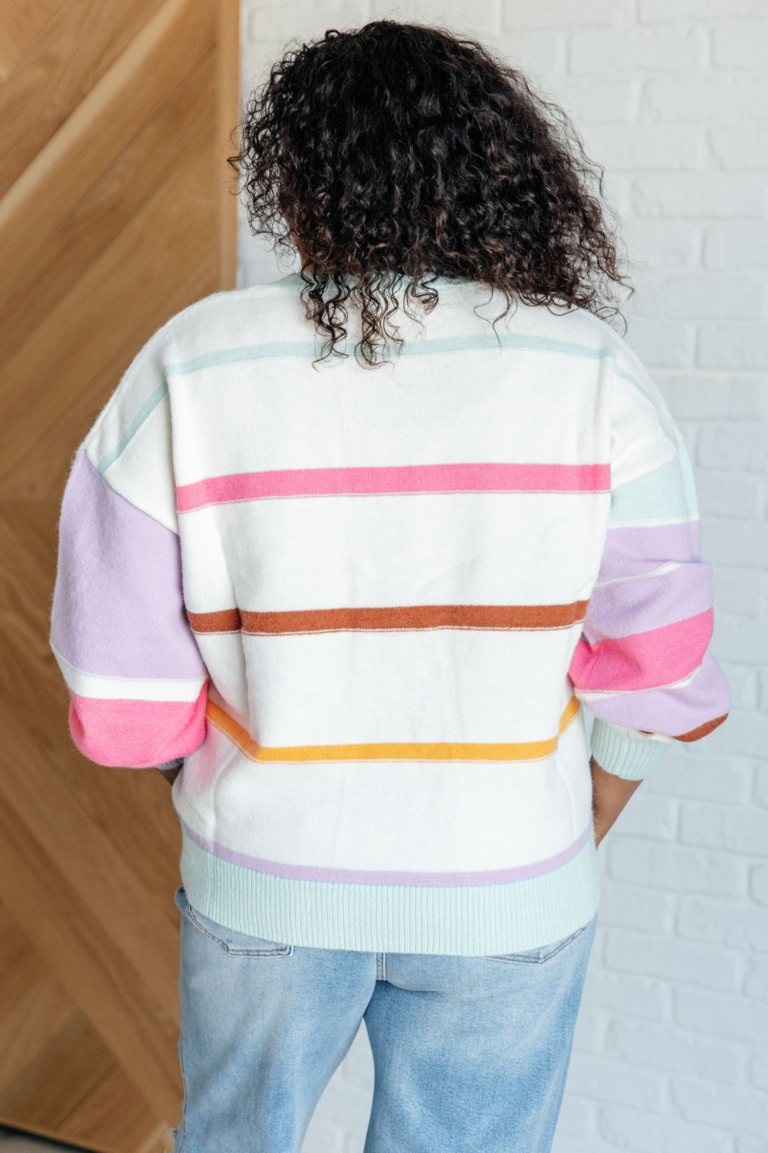 Flawless Features Striped Sweater - Lavish Fix