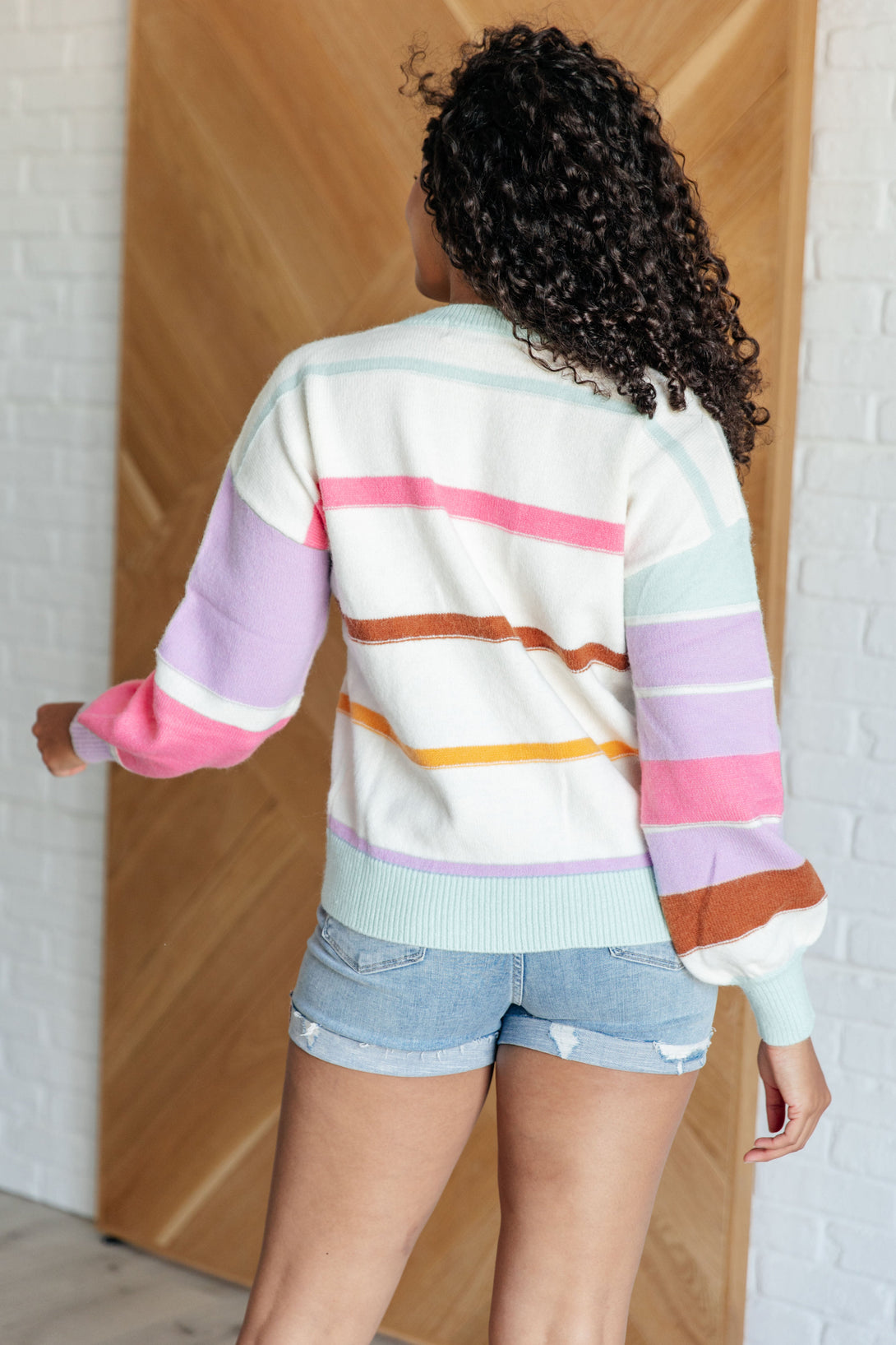 Flawless Features Striped Sweater - Lavish Fix