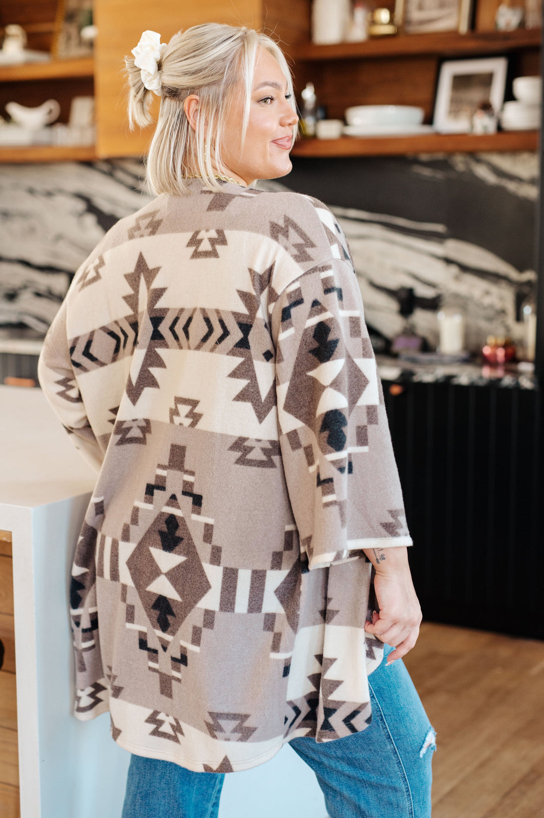 Full of Character Blanket Kimono - Lavish Fix