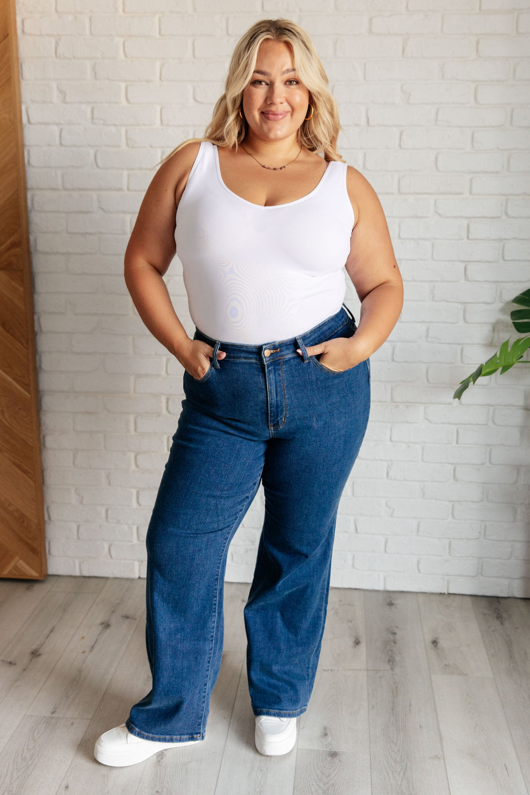 Hazel High Rise Vintage Wide Leg Jeans - Lavish Fix