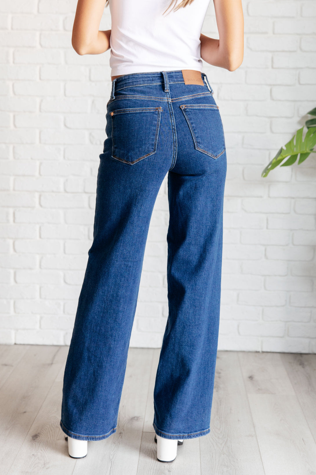 Hazel High Rise Vintage Wide Leg Jeans - Lavish Fix