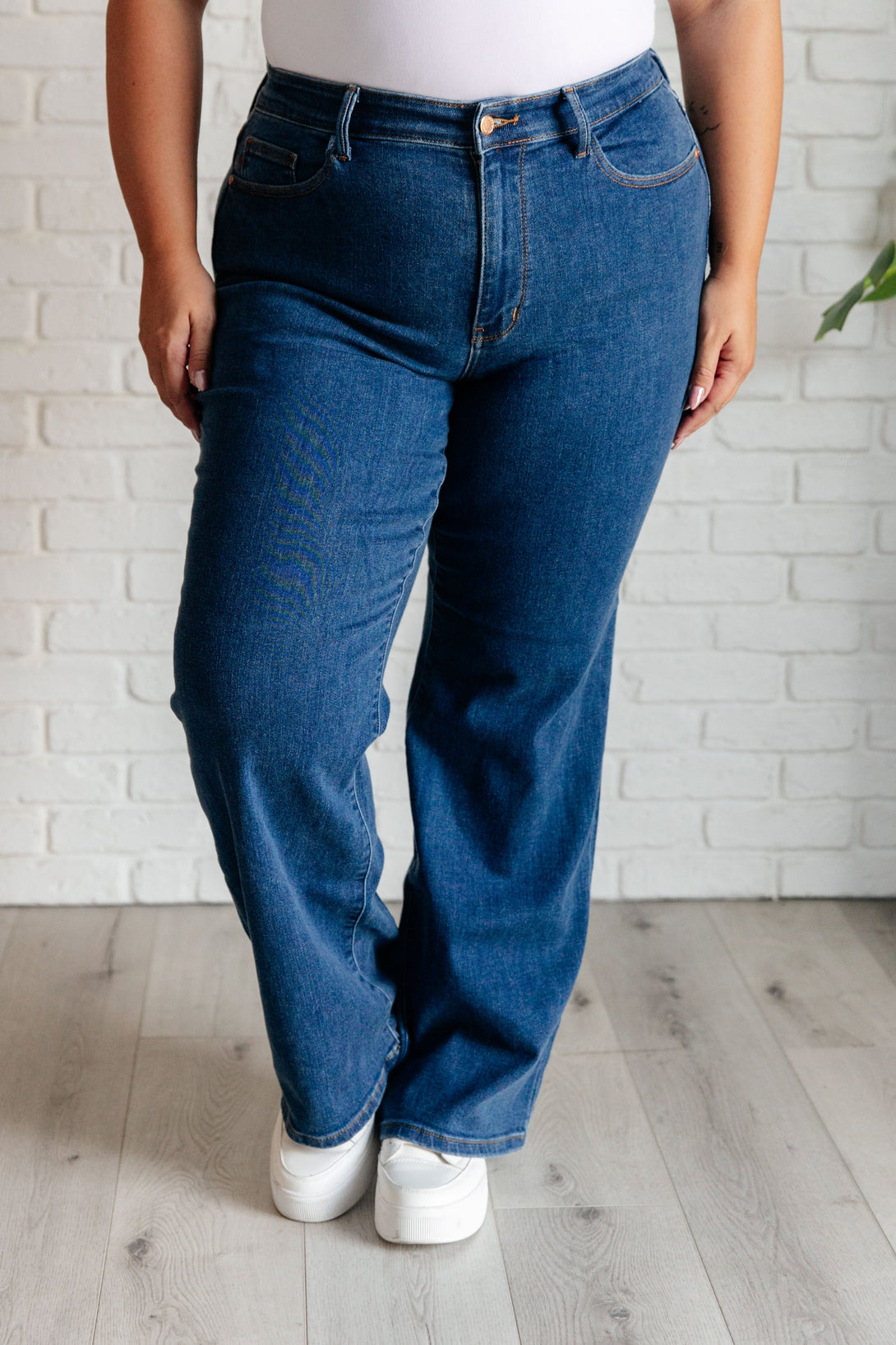 Hazel High Rise Vintage Wide Leg Jeans - Lavish Fix