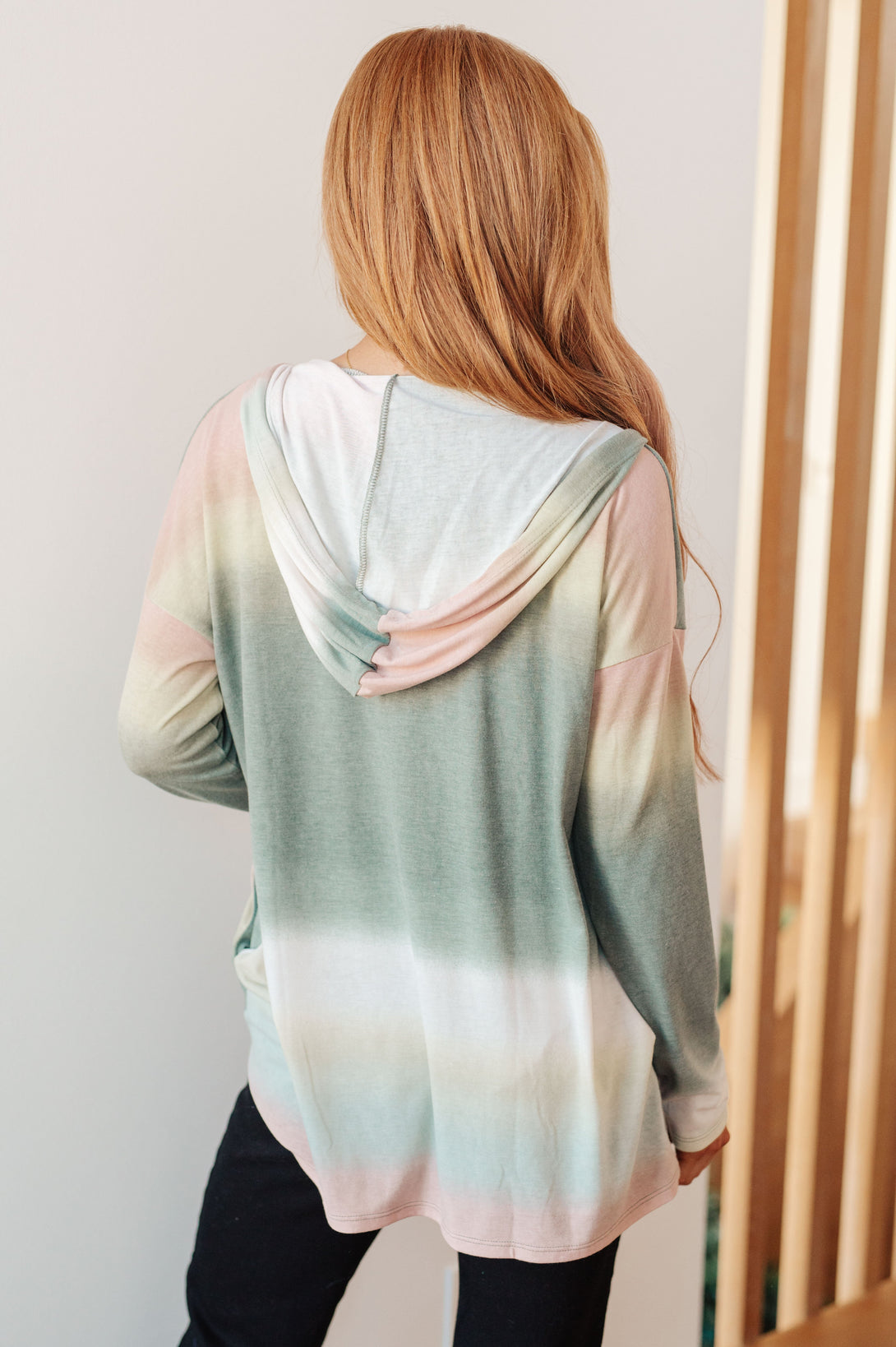 Hazy Horizon Ombre Hoodie - Lavish Fix