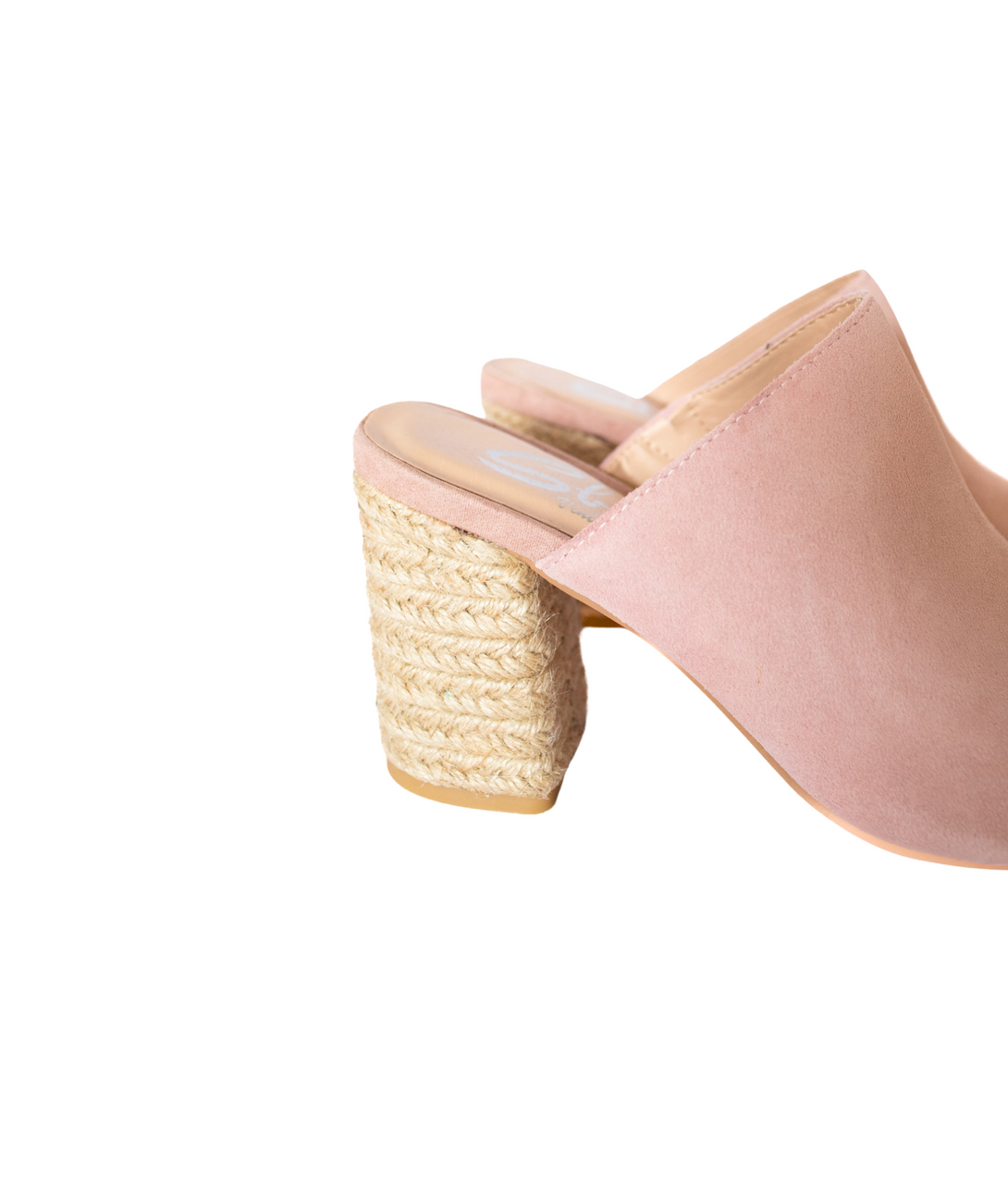 Helena Heeled Sandal in Blush Suede - Lavish Fix