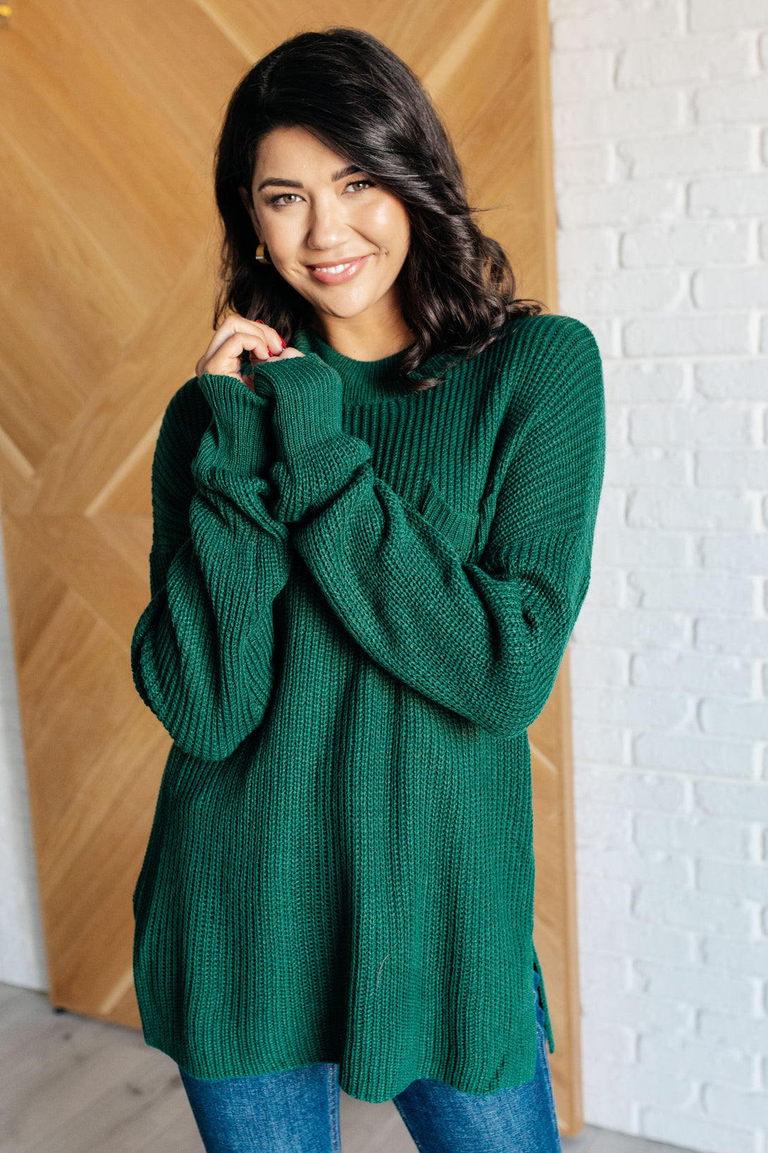 Hero of the Hour Crew Neck Sweater - Lavish Fix