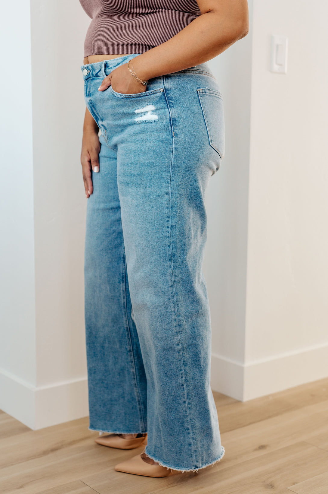 Hope High Rise Wide Leg Jeans - Lavish Fix