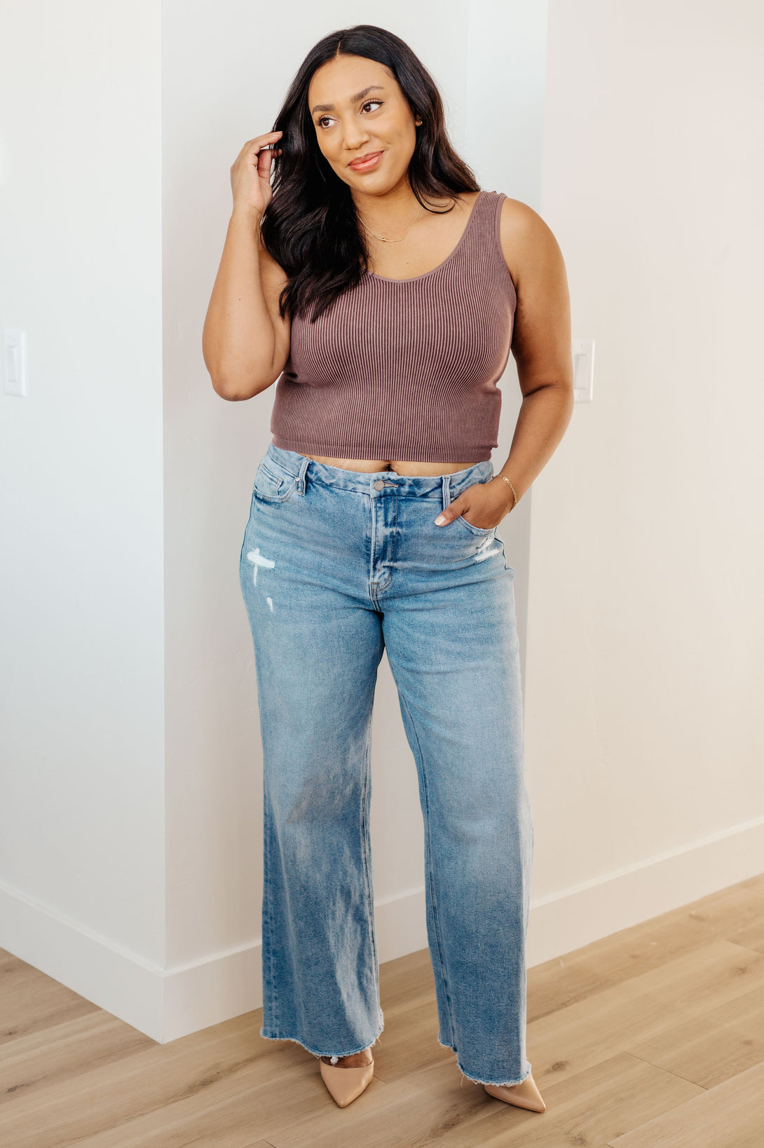 Hope High Rise Wide Leg Jeans - Lavish Fix