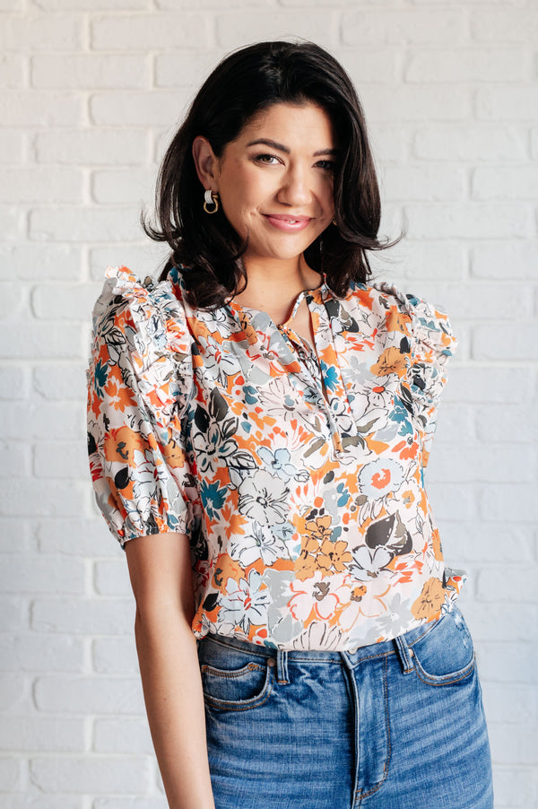 It's Intuitive Floral Blouse - Lavish Fix