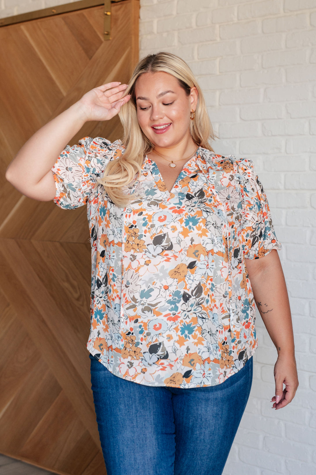 It's Intuitive Floral Blouse - Lavish Fix