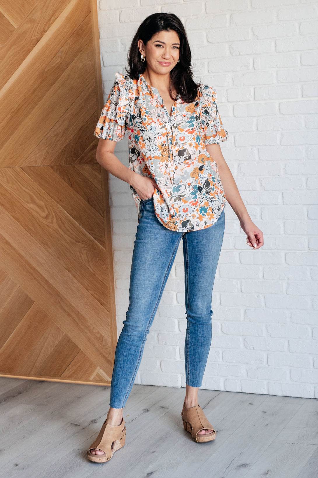 It's Intuitive Floral Blouse - Lavish Fix