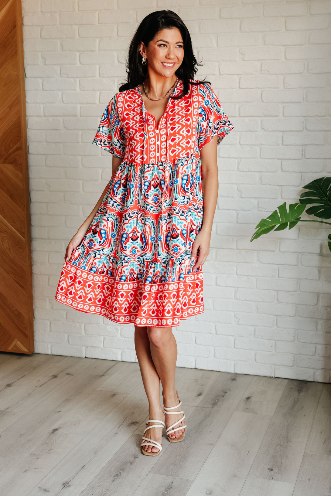 Journey On Mixed Print Dress - Lavish Fix