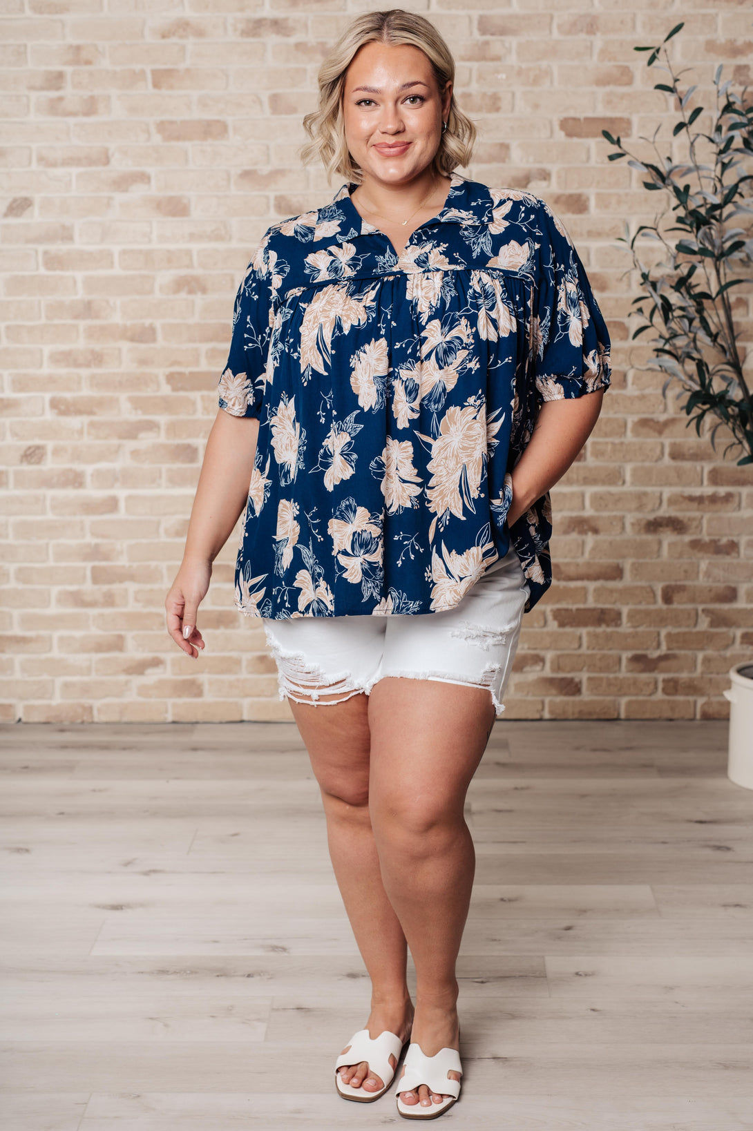 Just Coasting Floral Blouse - Lavish Fix