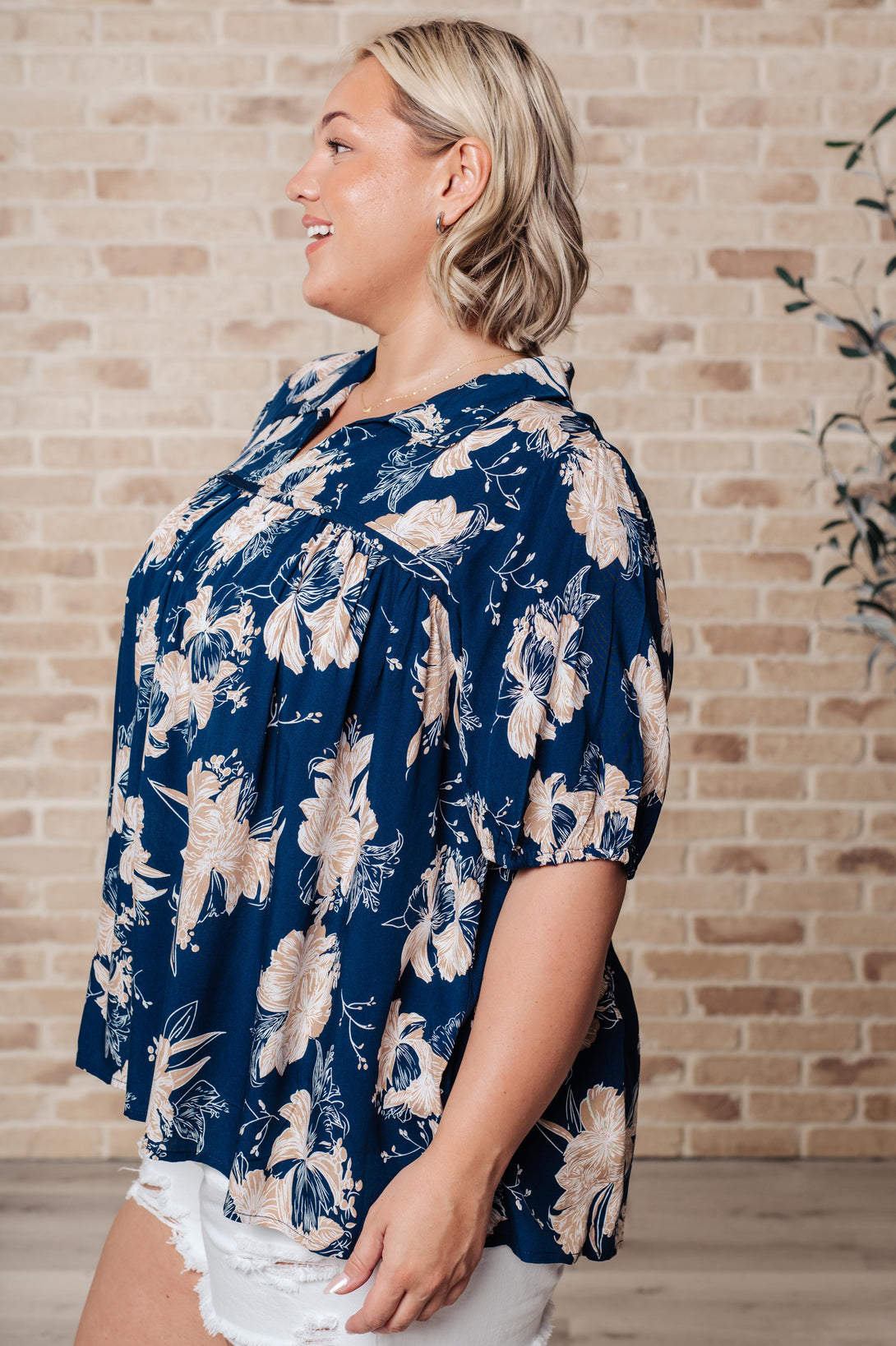 Just Coasting Floral Blouse - Lavish Fix