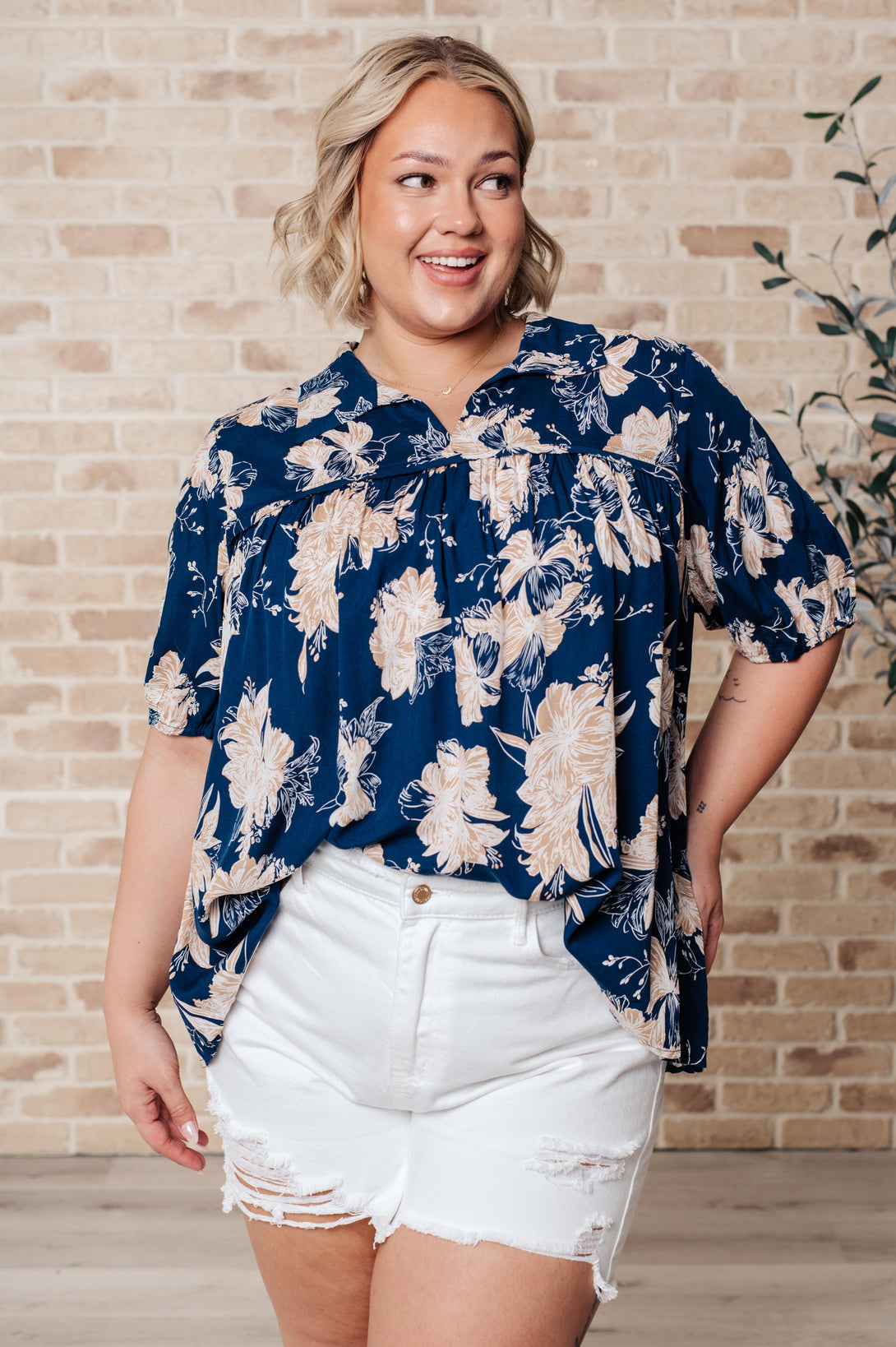 Just Coasting Floral Blouse - Lavish Fix