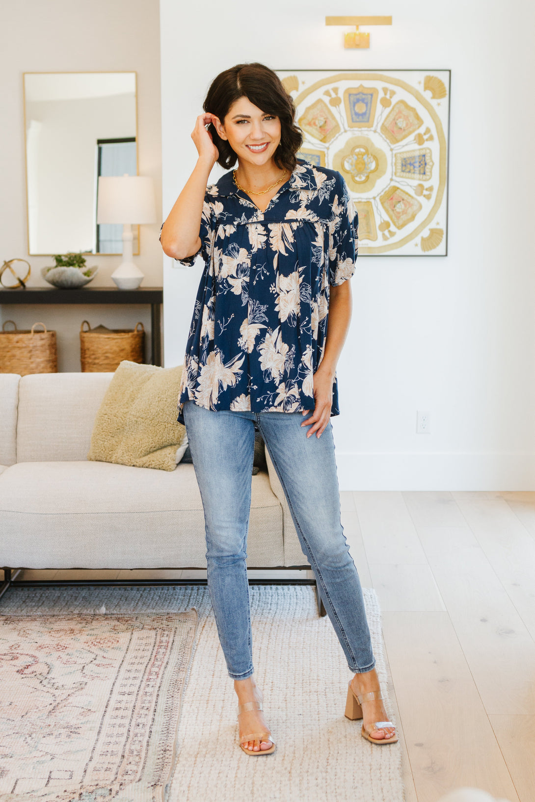 Just Coasting Floral Blouse - Lavish Fix