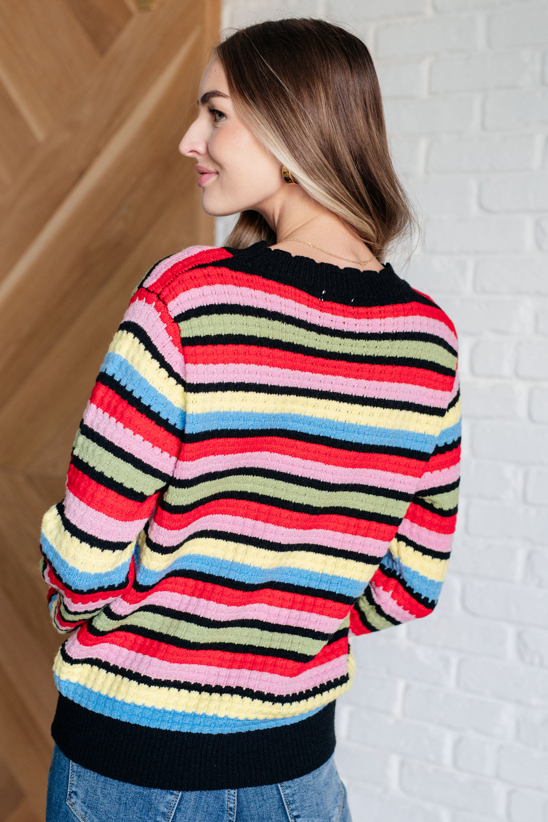 Keep Dreaming Striped Sweater - Lavish Fix