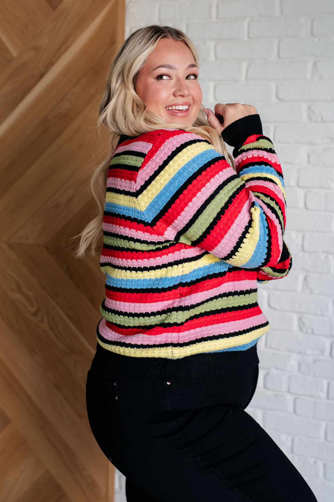 Keep Dreaming Striped Sweater - Lavish Fix