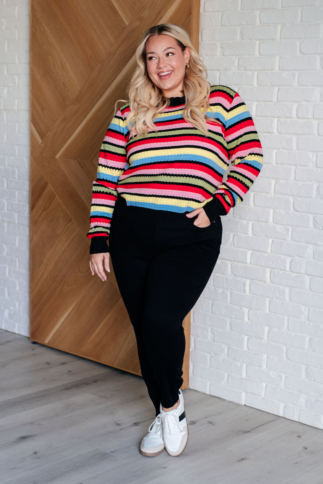 Keep Dreaming Striped Sweater - Lavish Fix