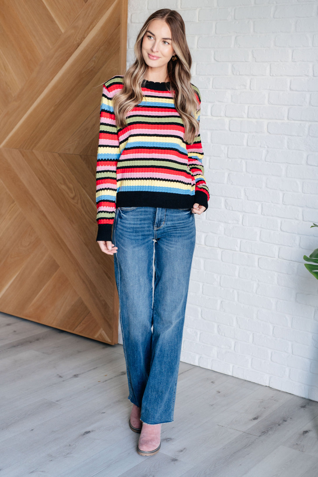 Keep Dreaming Striped Sweater - Lavish Fix