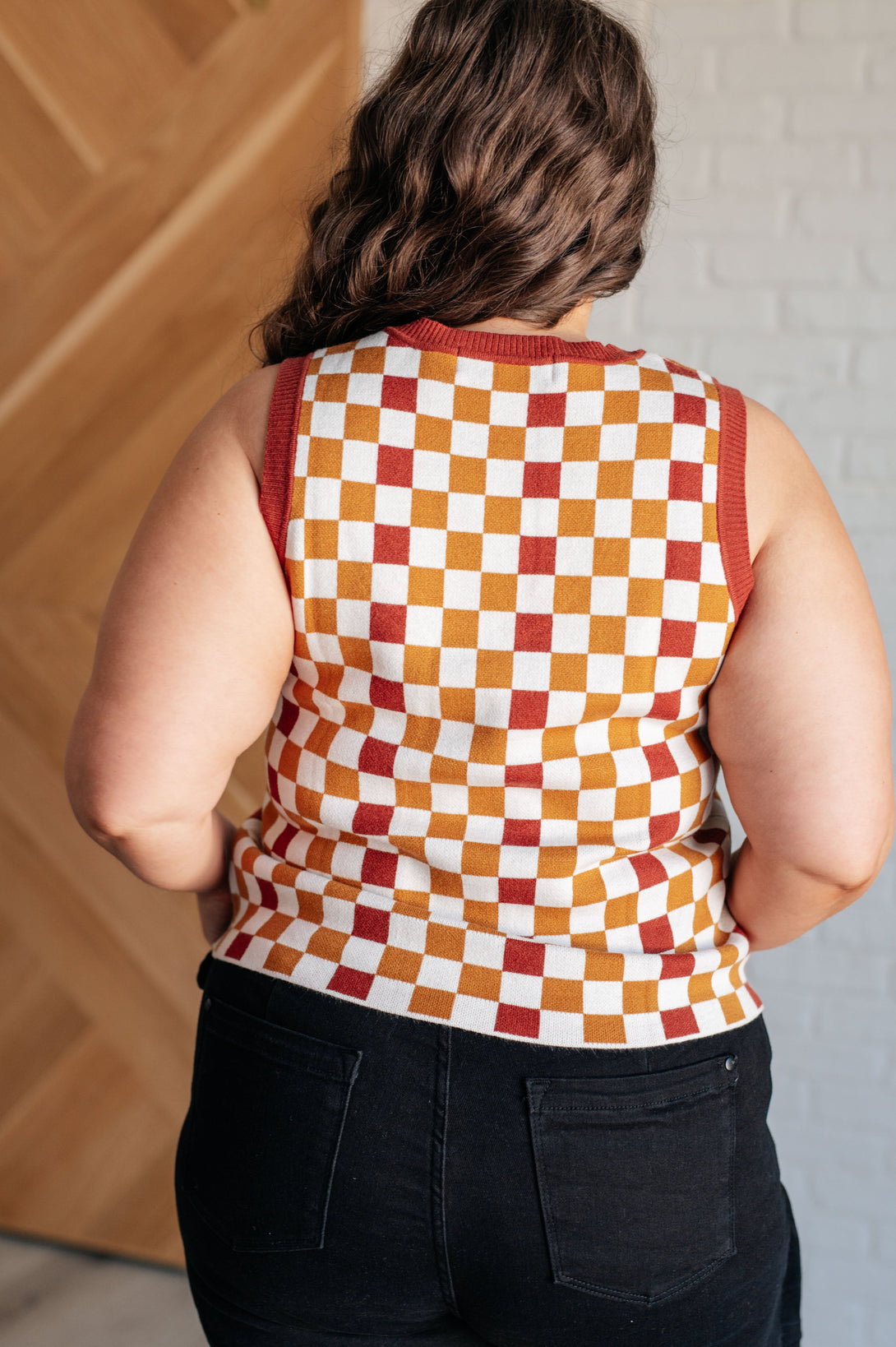 Keeping Score Checkered Tank - Lavish Fix