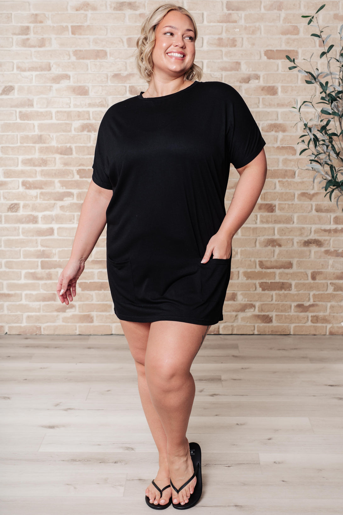 Kind Of Casual Pocket Tunic Dress - Lavish Fix