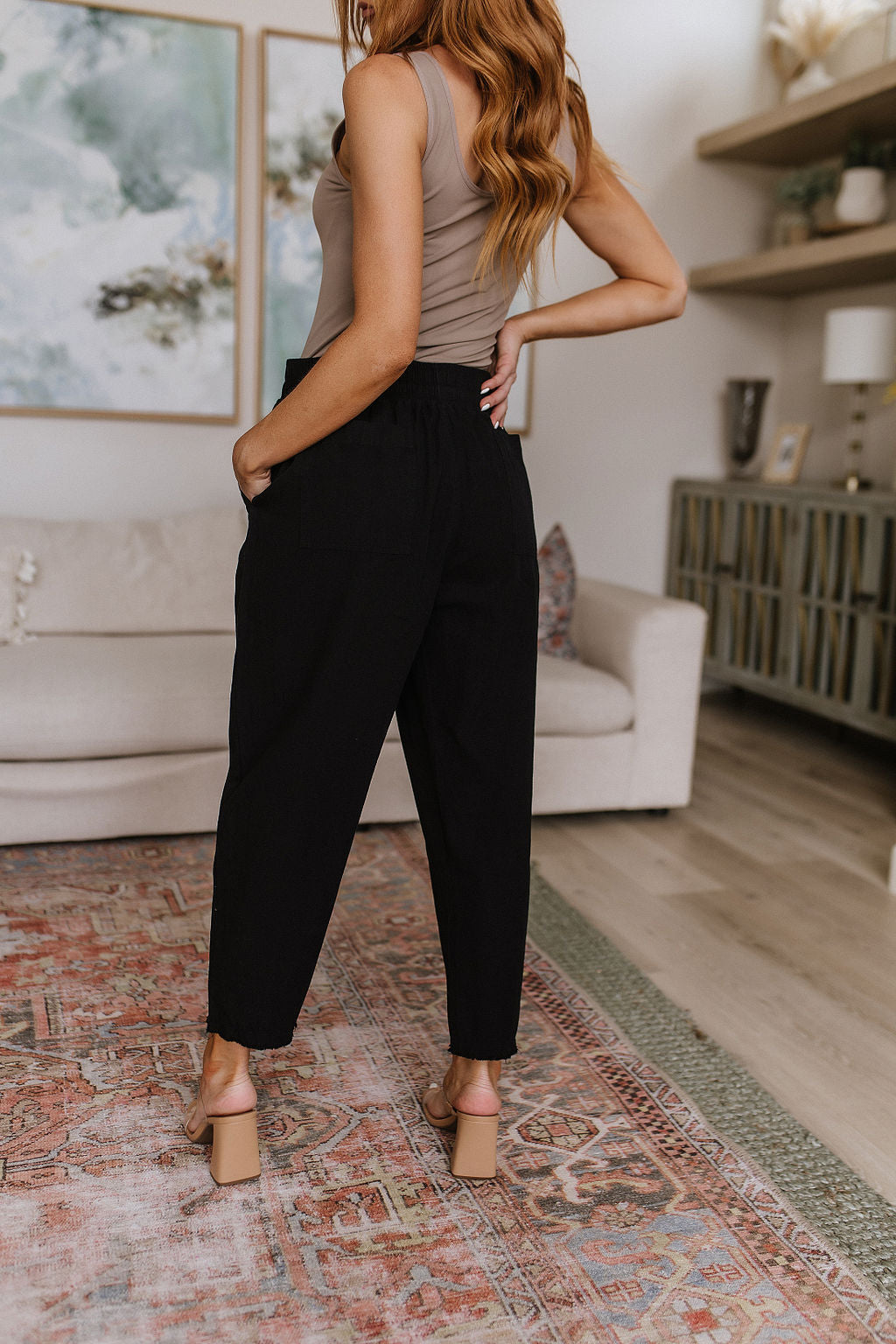 Love Me Dearly High Waisted Pants in Black - Lavish Fix