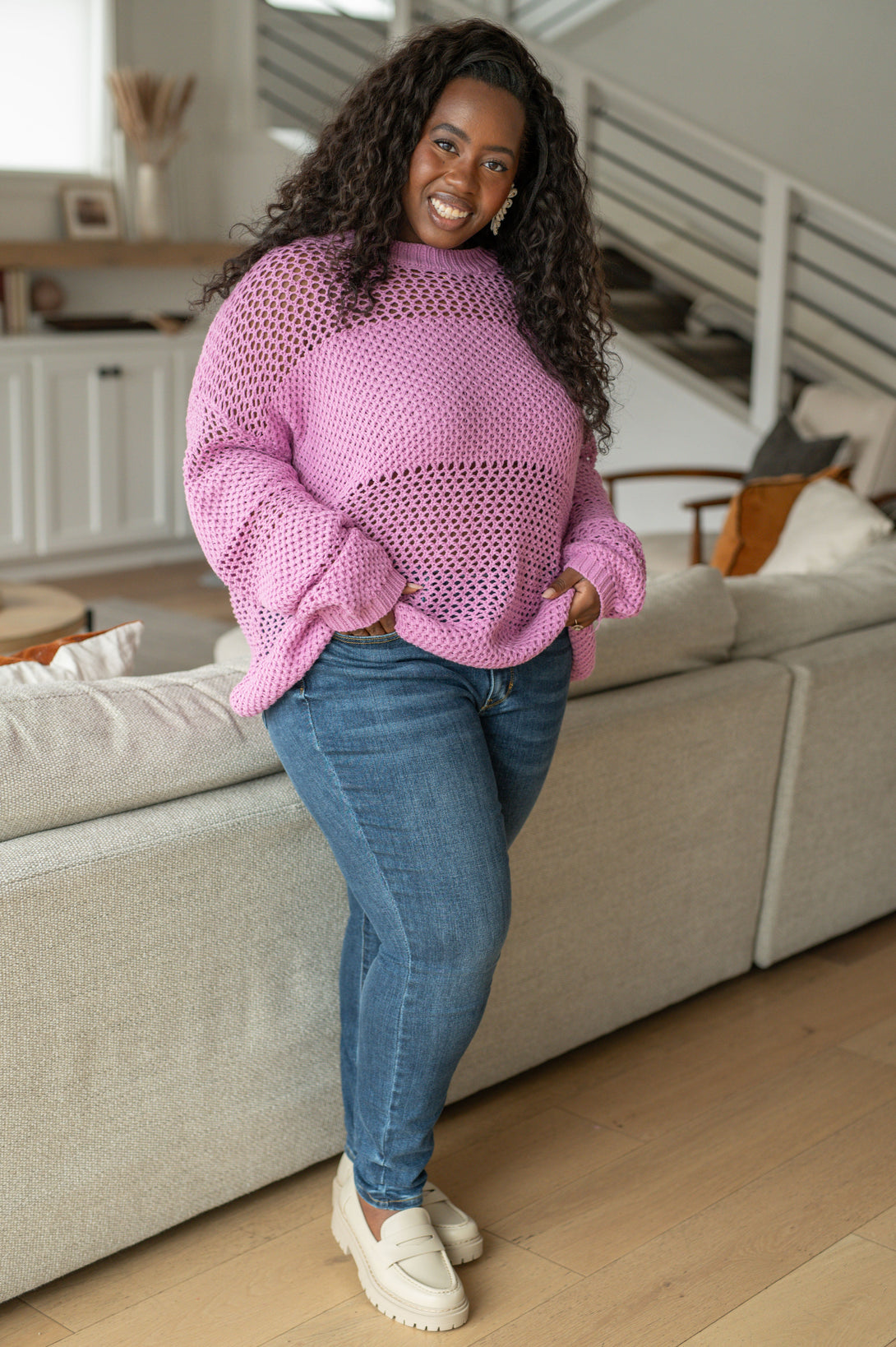 My Latest Love Loose Knit Sweater - Lavish Fix